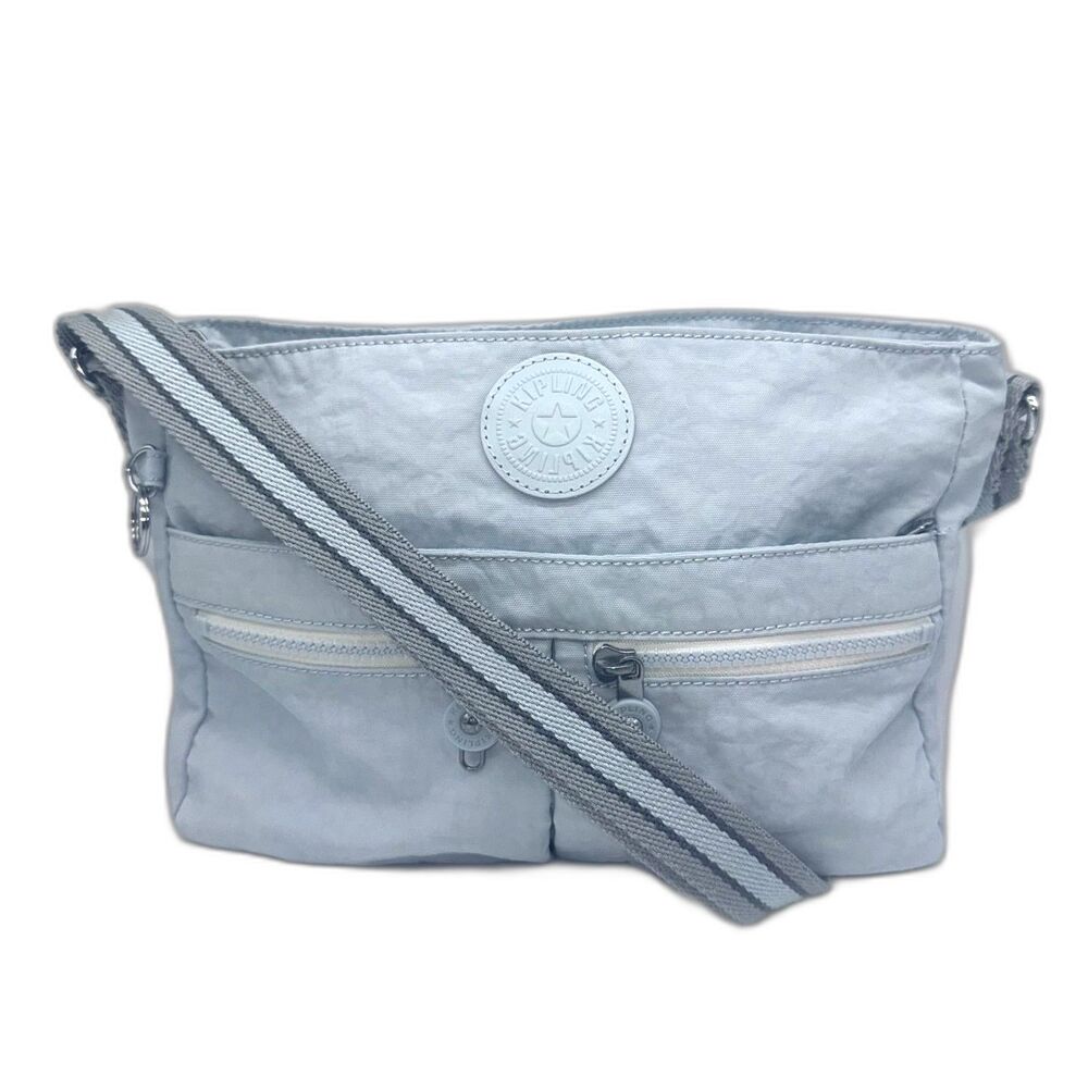 Kipling Angie Crossbody Handbag - Pale Blue